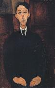 Amedeo Modigliani Portrait of the Painter Manuel Humbert (mk39) oil painting